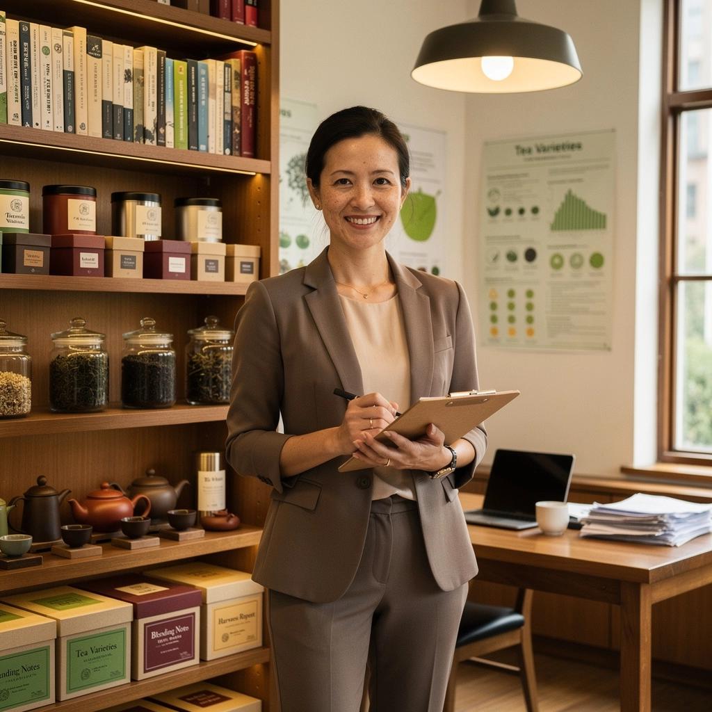 Fekete tea készítése, ahogy a forró víz beleömlik az edénybe.